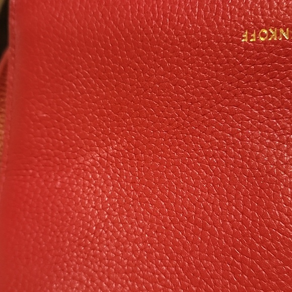 Rebecca Minkoff Red Leather Wallet Crossbody Bag - Picture 10 of 13